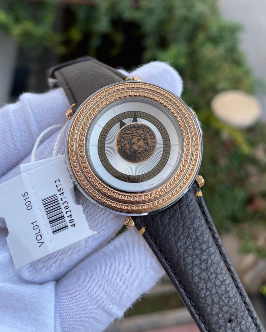 Versace VQL01 Deri Erkek Kol Saati L-1565
